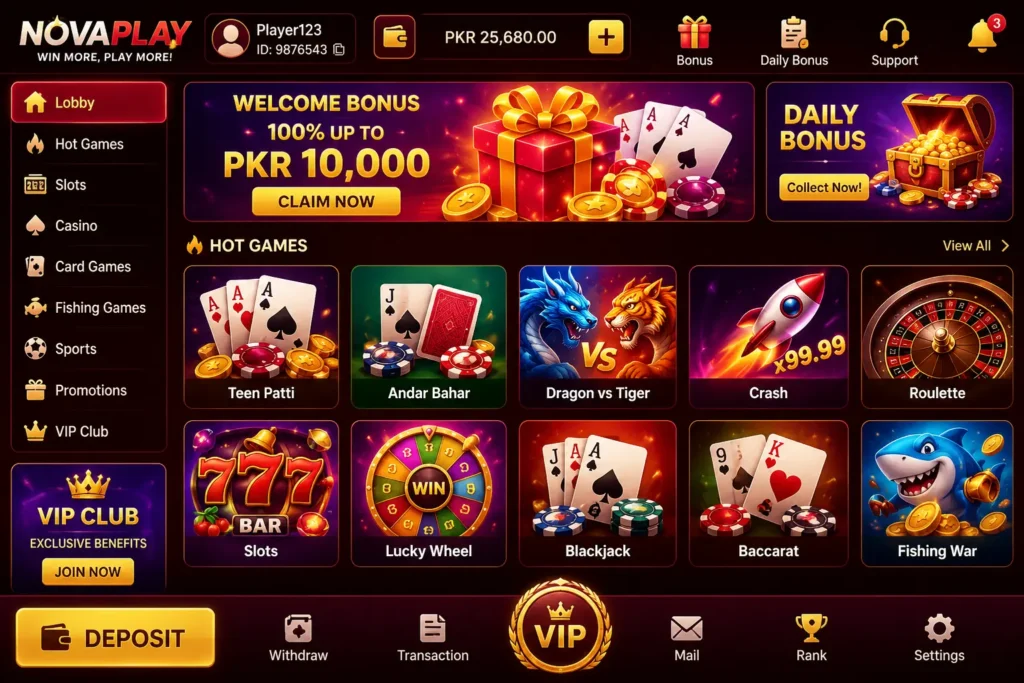 Nova Play Game